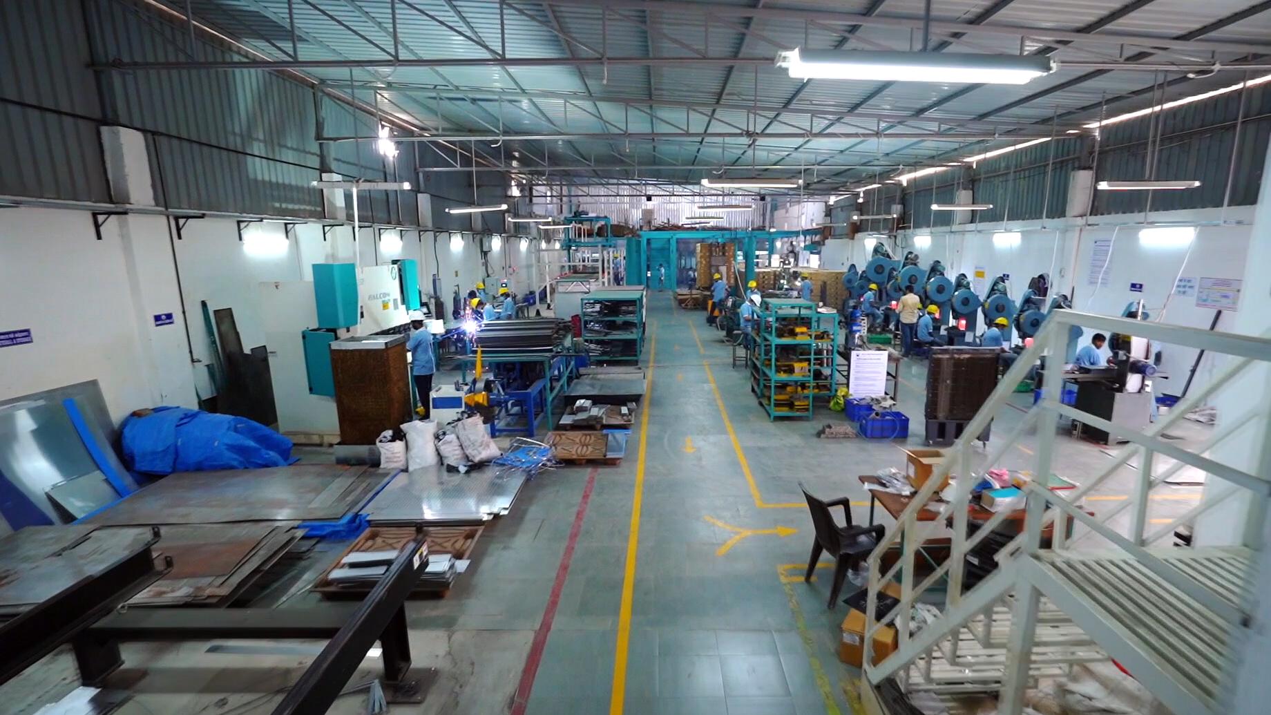 Crown Hardware integrated manufacturing floor
